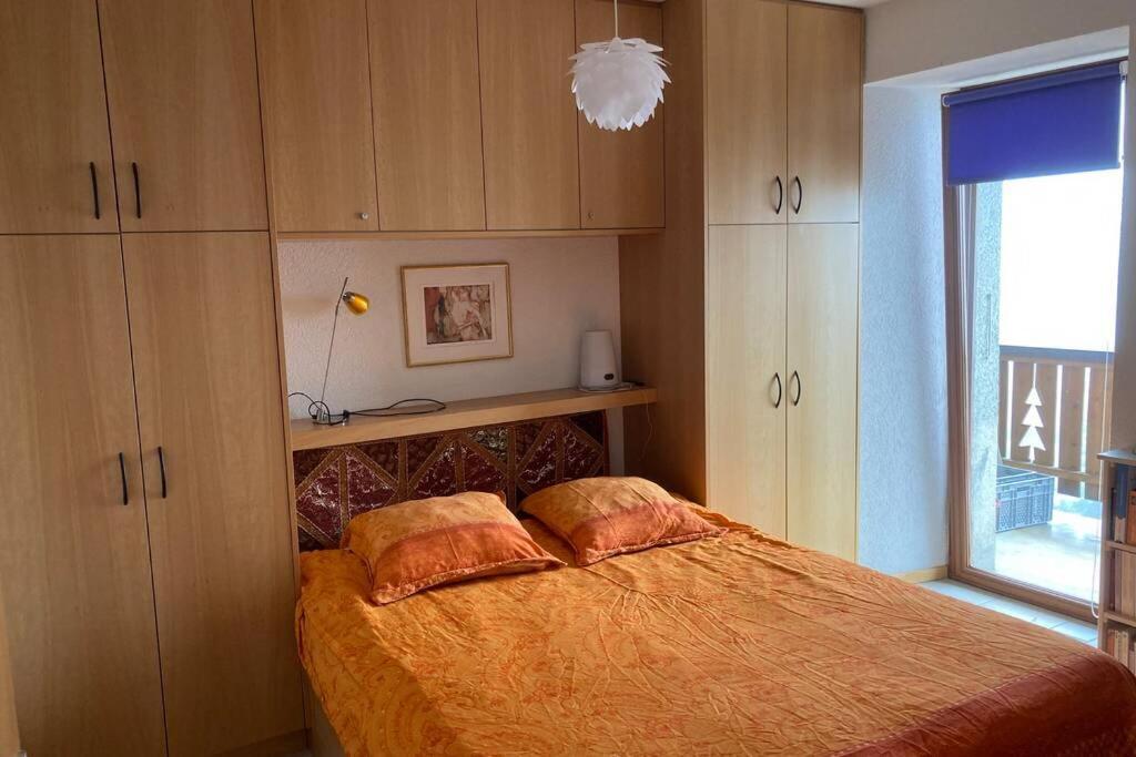 Bel Appartement 2.5 Pieces Avec Balcon, Magnifique Vue Sur Le Glacier Des Grands Finhaut المظهر الخارجي الصورة